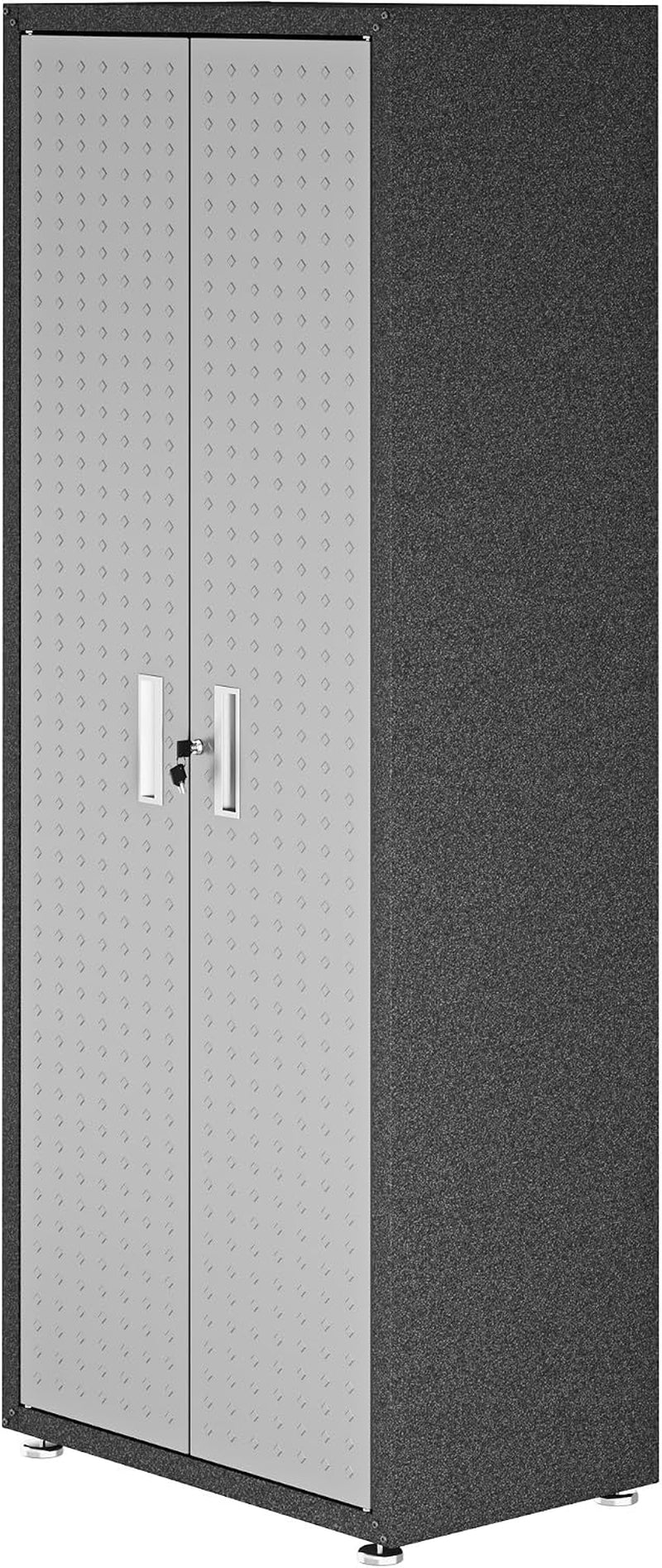 Fortress Standing Cabinet Storage, Black/Gray