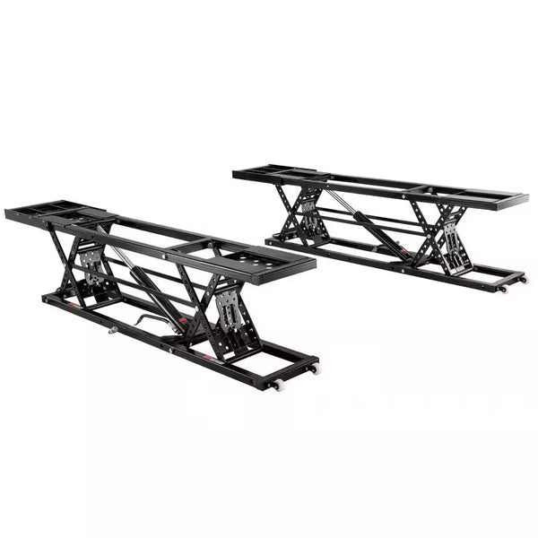 Car Lift, 7,000 Lbs. Capacity Portable Car Lift, 26.8 In. Max. Height, Carbon Steel Truck Lift with 120-Volt Power Unit