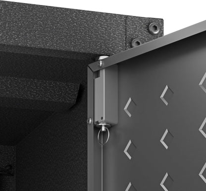 Fortress Standing Cabinet Storage, Black/Gray