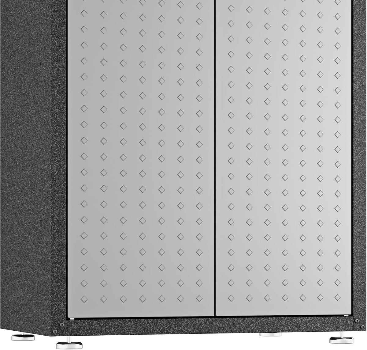 Fortress Standing Cabinet Storage, Black/Gray