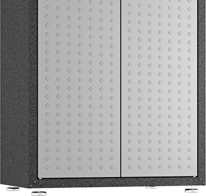 Fortress Standing Cabinet Storage, Black/Gray