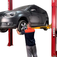 12000 Lbs Extra Height 167Inch 2 Post Lift Two Post Car Lift AK-M120 Auto Lift Car Lift Hoist 2 Post Car Lift (Extra Height, Red)